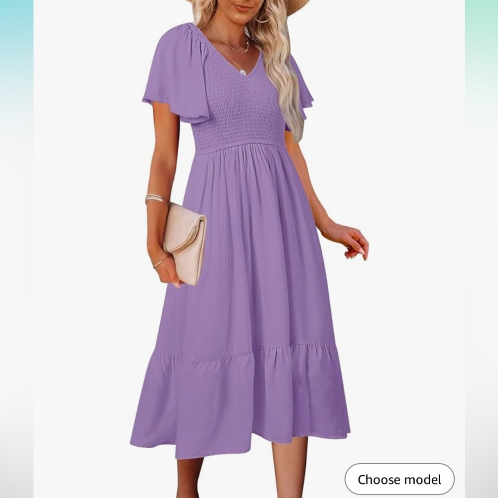 MEROKEETY purple dress